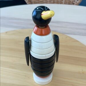 Brio Made in Sweden penguin stacking toy.